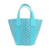 Goyard  Belharra handbag  in turquoise Goyard canvas  and turquoise leather - 360 thumbnail