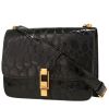 Bolso de mano Saint Laurent  Carré Satchel en charol negro - 00pp thumbnail