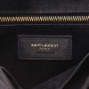 Bolso de mano Saint Laurent  Carré Satchel en charol negro - Detail D2 thumbnail