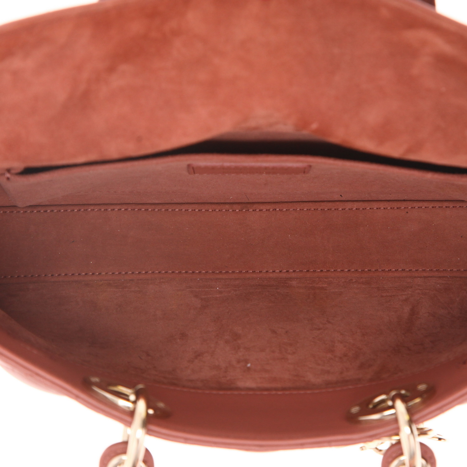 Dior  Lady D-Joy medium model  shoulder bag  in pink leather cannage - Detail D3