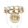 Bracciale Vintage  in oro giallo e oro bianco - 360 thumbnail