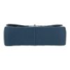 Chanel  Timeless Jumbo shoulder bag  in blue quilted grained leather - Detail D1 thumbnail