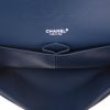 Chanel  Timeless Jumbo shoulder bag  in blue quilted grained leather - Detail D3 thumbnail