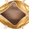 Dior  Lady Dior large model  handbag  in gold patent leather - Detail D3 thumbnail