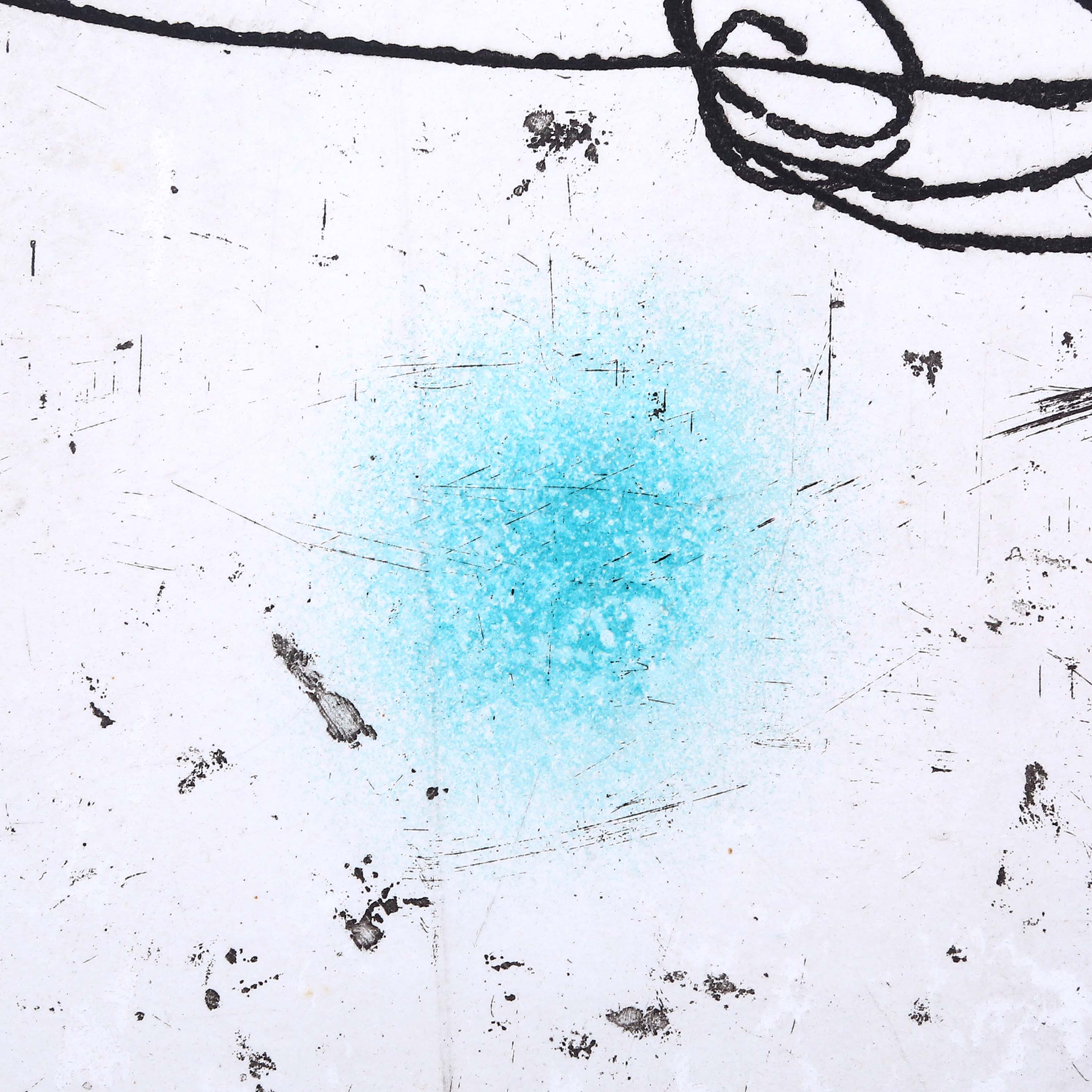 Joan Miro, Lapidari, eau-forte - 1981 - 55x75cm, EA - Detail D1