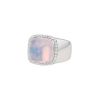 Fred Pain de Sucre medium model ring in white gold, chalcedony and diamonds - 00pp thumbnail