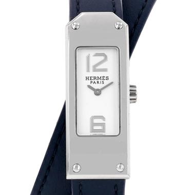 Hermès Kelly 2  in stainless steel Ref: Hermes - KT1.210  Circa 2000