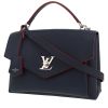 Borsa Louis Vuitton  Lockme in pelle martellata blu e profili rossi - 00pp thumbnail