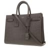 Sac bandoulière Saint Laurent  Sac de jour petit modèle  en cuir gris - 00pp thumbnail