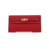 Borsa/pochette Hermès  Kelly To Go in pelle Epsom rossa - 360 thumbnail