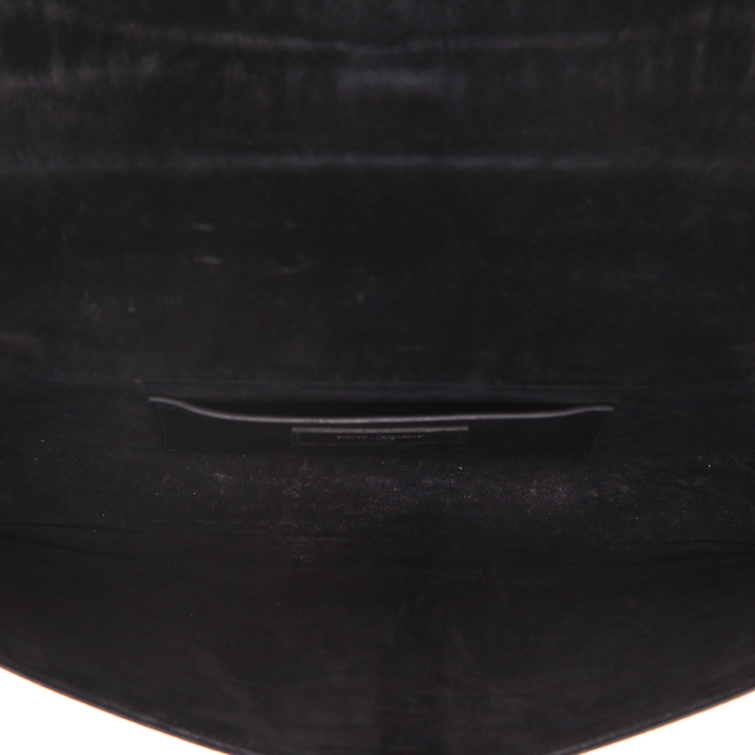 Pochette Saint Laurent  Kate en cuir noir - Detail D3