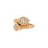 Boucheron Serpent Bohème size S ring in yellow gold and diamonds - 00pp thumbnail