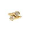 Boucheron Serpent Bohème size S ring in yellow gold and diamonds - 360 thumbnail