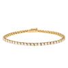 Bracelet Cartier Lignes Essentielles en or jaune et diamants - 360 thumbnail