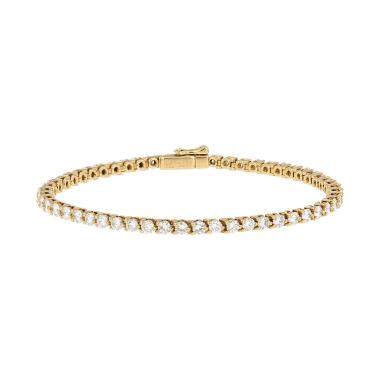 Bracelet Cartier Lignes Essentielles en or jaune et diamants