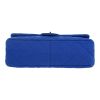 Chanel 2.55 shoulder bag  in blue jersey - Detail D1 thumbnail