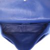 Bolso bandolera Chanel 2.55 en jersey azul - Detail D3 thumbnail