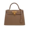 Borsa Hermès  Kelly 28 cm in pelle Epsom etoupe - 360 thumbnail