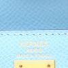 Hermès  Kelly 25 cm handbag  in blue Celeste epsom leather - Detail D2 thumbnail