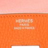 Hermès  Birkin 35 cm Arlequin handbag  in red, orange, gold and blue multicolor  togo leather - Detail D2 thumbnail