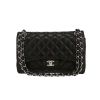 Chanel  Timeless Jumbo handbag  in black quilted leather - 360 thumbnail