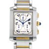 Cartier Tank Française Chrono  in gold and stainless steel Ref: Cartier - 2303  Circa 1996 - 00pp thumbnail