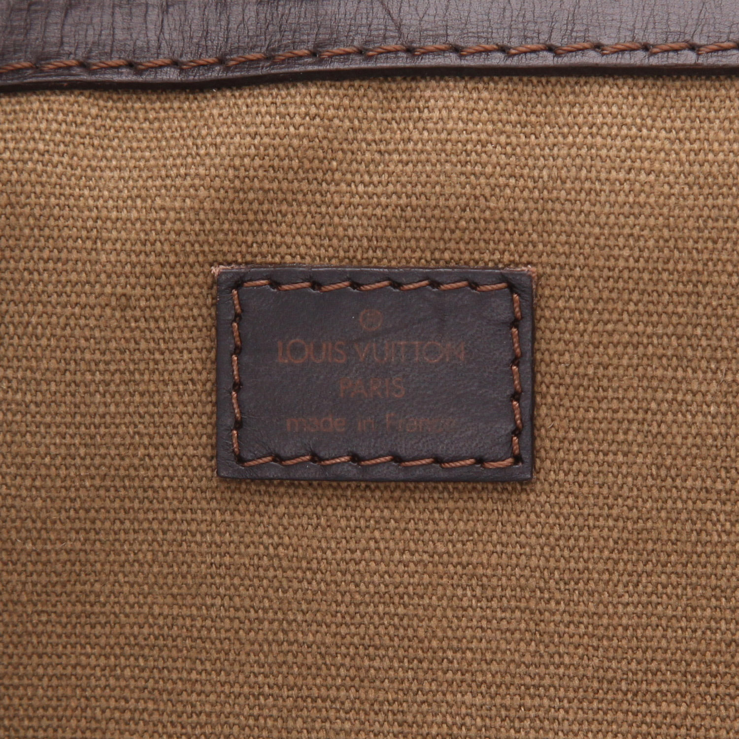 Sac bandoulière Louis Vuitton   en cuir marron - Detail D2