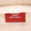 Hermès  Victoria handbag  in red togo leather - Detail D2 thumbnail