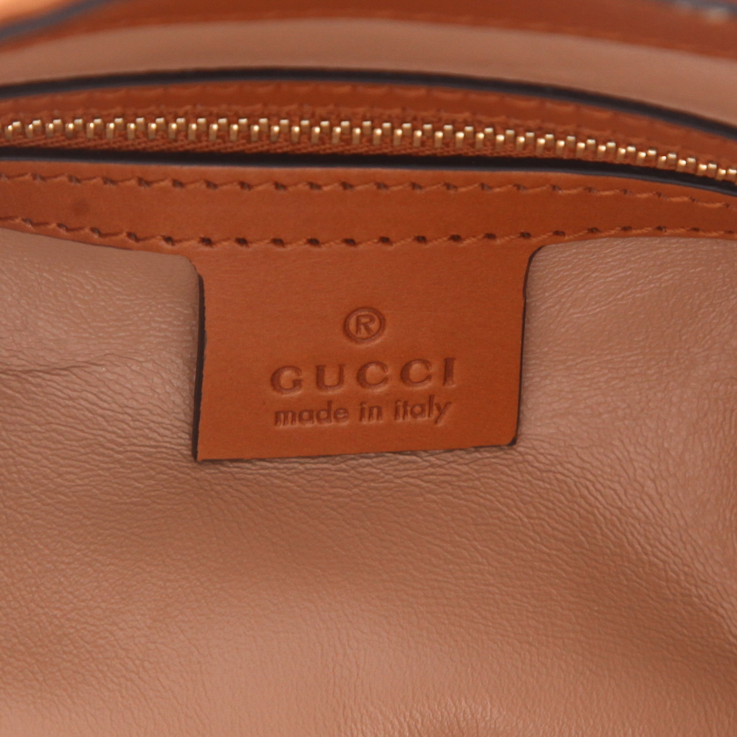 Borsa Gucci  Jackie in feltro nera e pelle marrone - Detail D2
