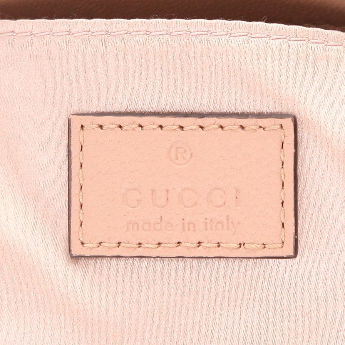 Bolso de mano Gucci  Mors en cuero rosa - Detail D2