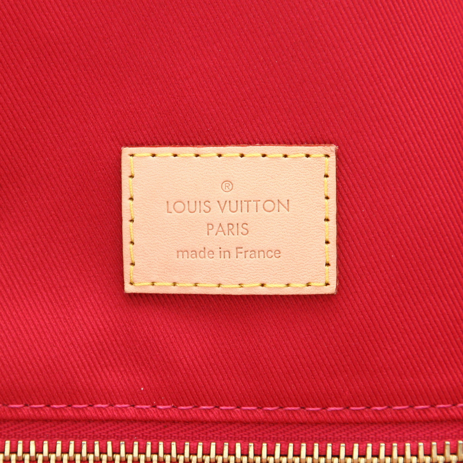 Bolso de mano Louis Vuitton  Graceful en lona Monogram marrón y cuero natural - Detail D2