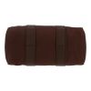 Hermès  Acapulco handbag  in brown canvas  and brown leather - Detail D1 thumbnail