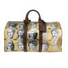 Louis Vuitton  Keepall 45 travel bag  in gold canvas  and brown monogram canvas - 360 thumbnail