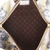 Louis Vuitton  Keepall 45 travel bag  in gold canvas  and brown monogram canvas - Detail D3 thumbnail