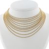 Cartier Draperie necklace in yellow gold - 360 thumbnail