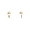 Cartier Juste un clou small model hoop earrings in yellow gold - 00pp thumbnail