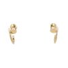 Cartier Juste un clou small model hoop earrings in yellow gold - 360 thumbnail