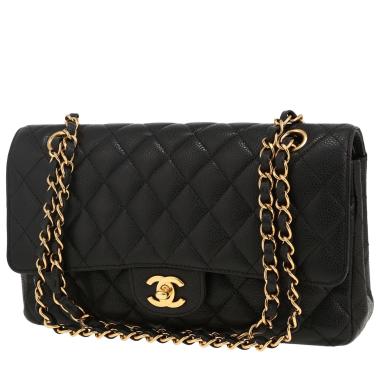 Chanel  Timeless Classic handbag  in black quilted leather