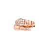 Bague Bulgari Serpenti Viper en or rose et diamants - 00pp thumbnail