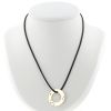 Dinh Van Cible pendant in yellow gold and diamonds - 360 thumbnail