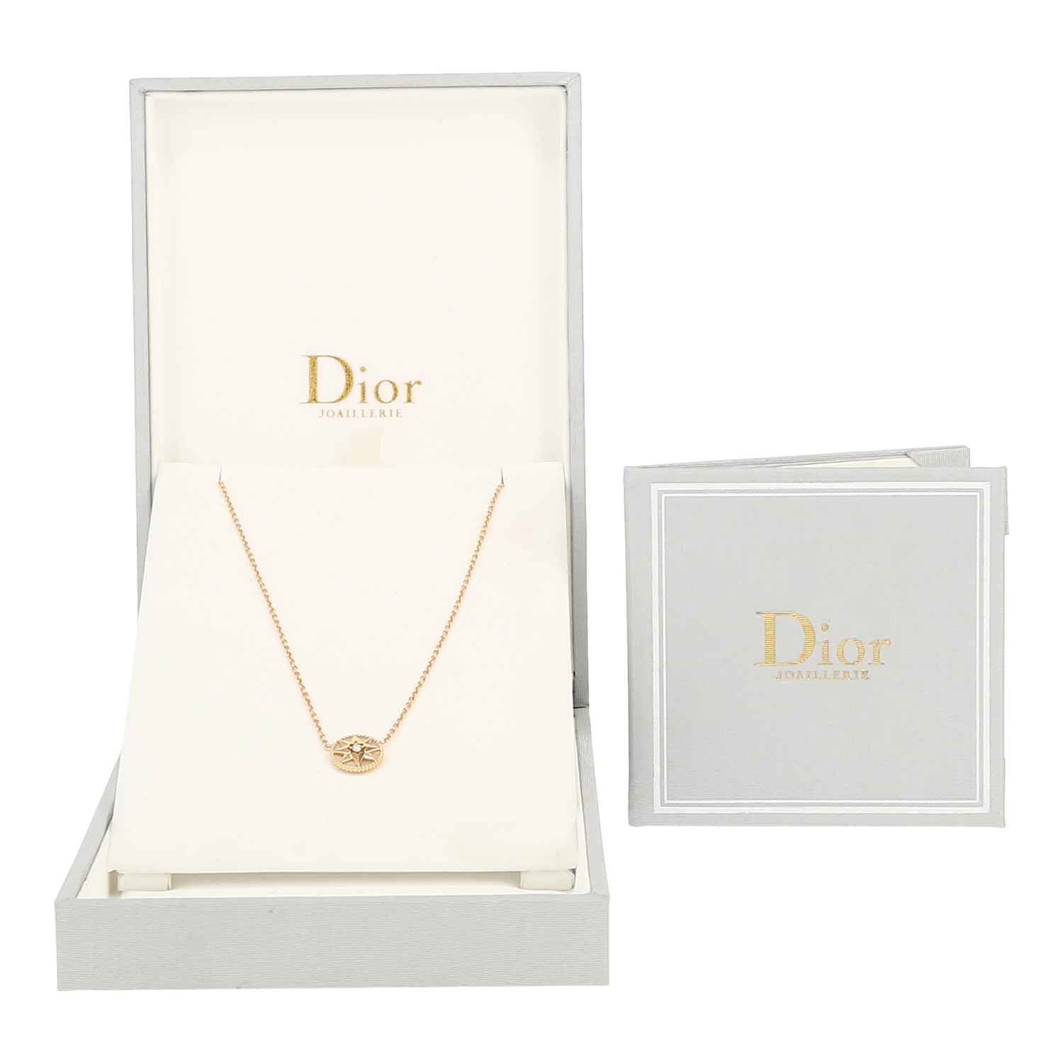 Collana Dior Rose des vents in oro giallo, madreperla e diamante - Detail D2