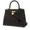 Hermès  Kelly 25 cm handbag  in black epsom leather - 00pp thumbnail