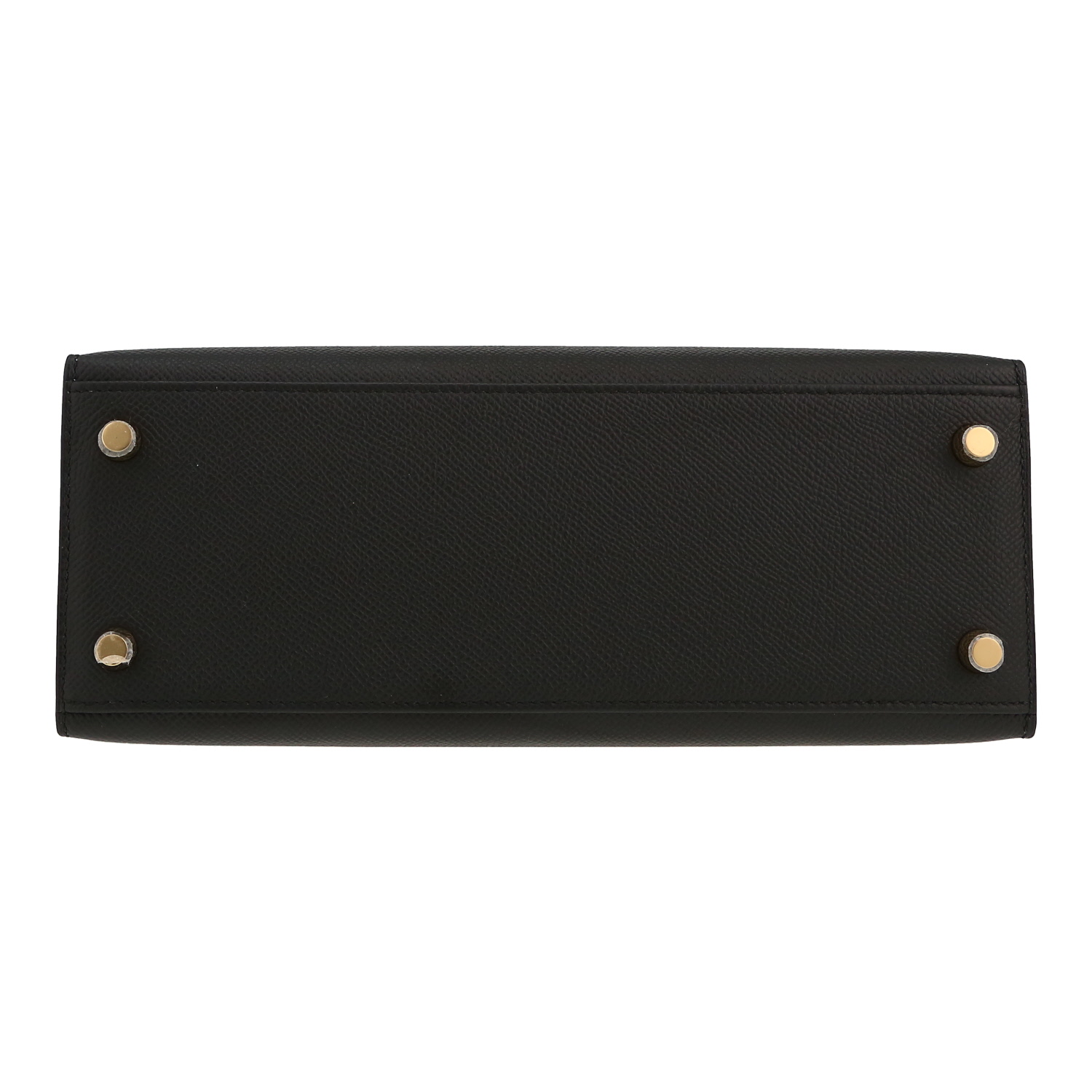 Hermès  Kelly 25 cm handbag  in black epsom leather - Detail D1