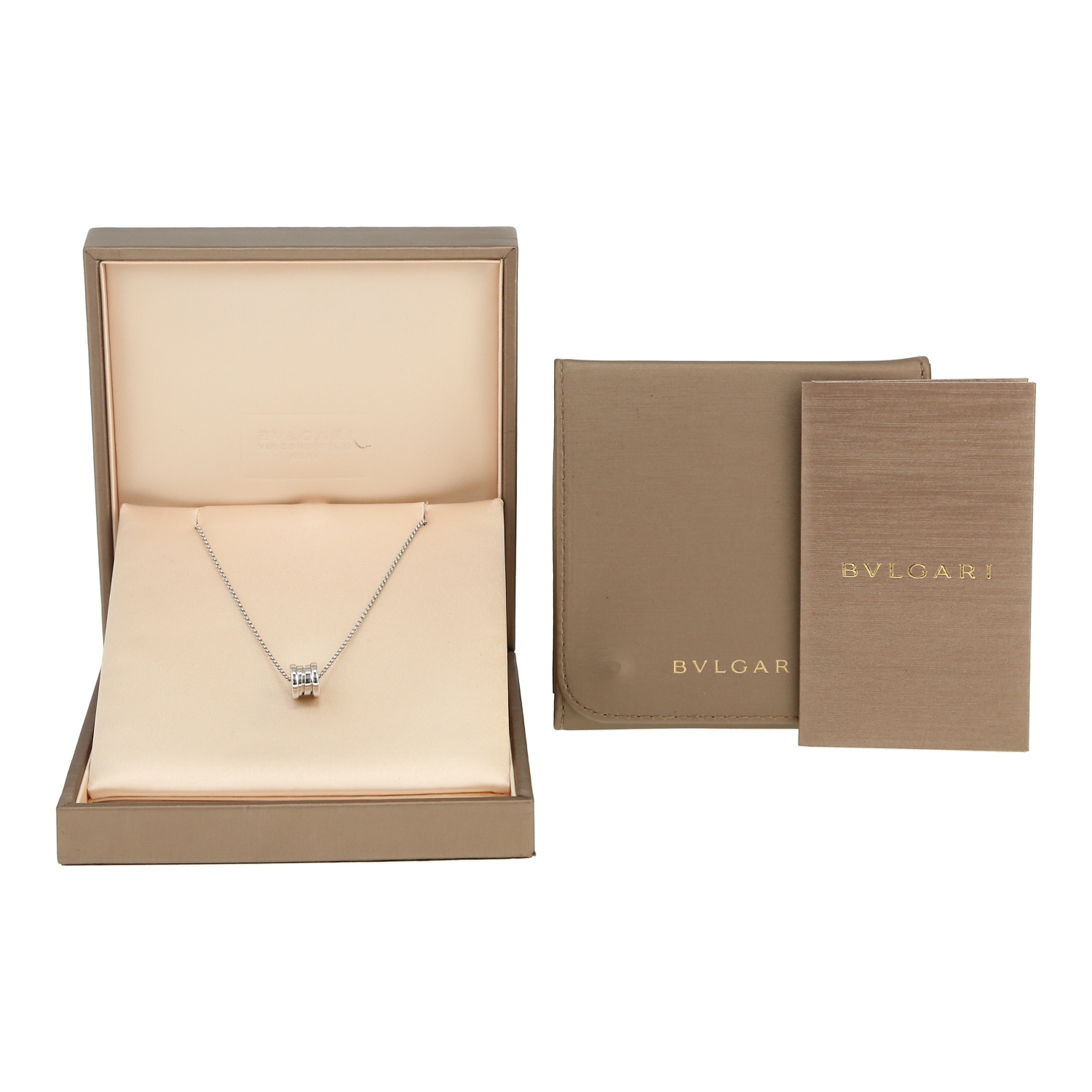 Pendentif Bulgari B.Zero1 en or blanc - Detail D2