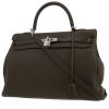 Hermès  Kelly 35 cm handbag  in anthracite grey togo leather - 00pp thumbnail