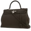 Sac à main Hermès  Kelly 35 cm en cuir togo gris anthracite - 00pp thumbnail