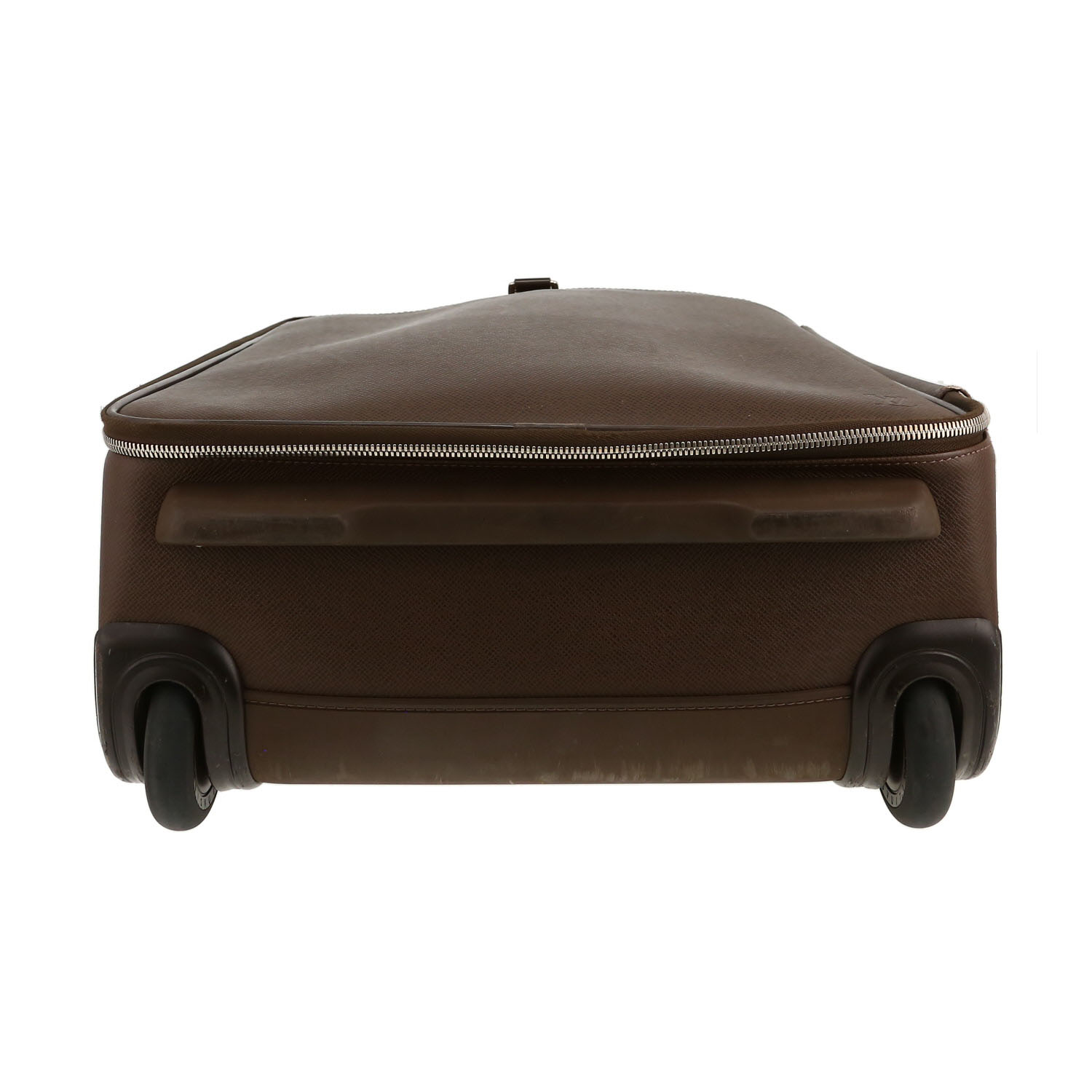 Louis Vuitton  Pegase suitcase  in brown taiga leather - Detail D1