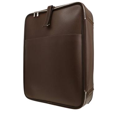Valise Louis Vuitton  Pegase en cuir taiga marron