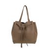 Bolso de mano Celine  Belt en cuero color topo - 360 thumbnail