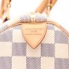 Bolso de mano Louis Vuitton  Speedy 30 en lona a cuadros azul celeste y cuero natural - Detail D2 thumbnail